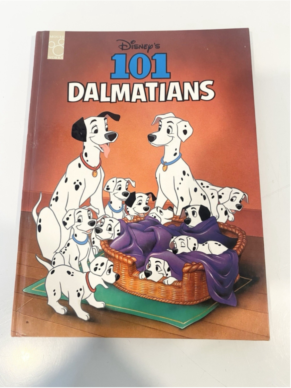 Vintage 1995 Disney 101 Dalmatians Mouse Works Hardcover Book Illustrated
